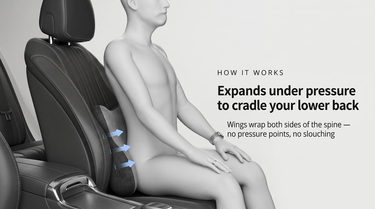 RideCloud™ Car Neck & Lumbar Support Set