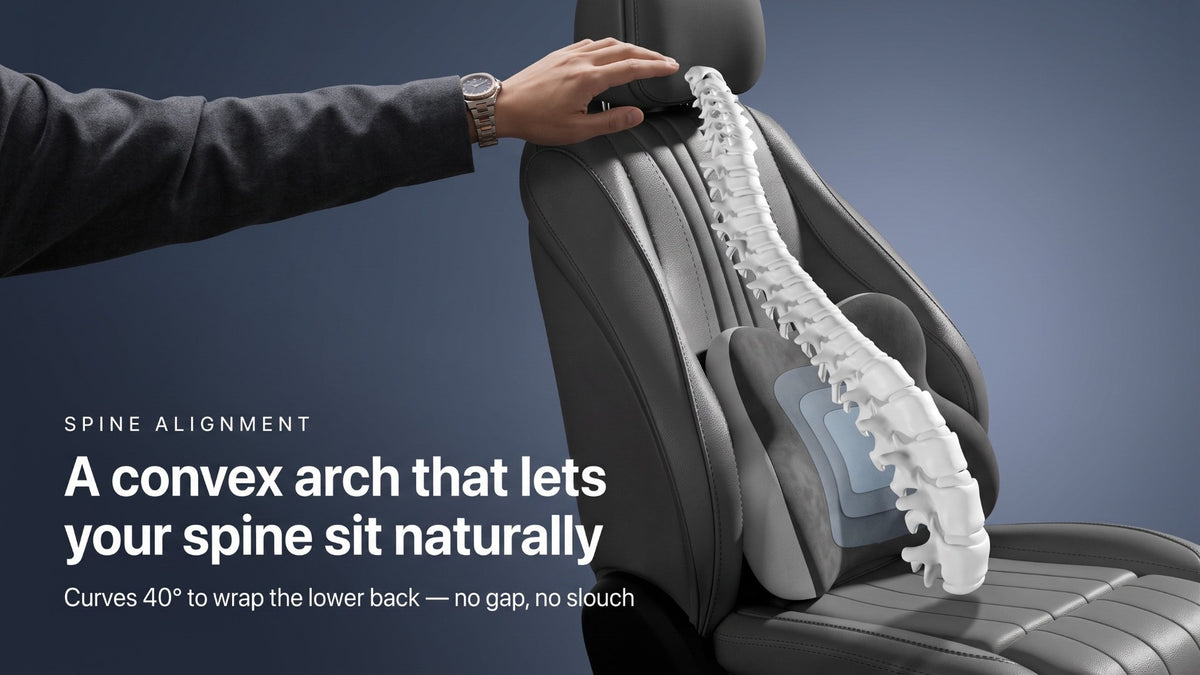 RideCloud™ Car Neck & Lumbar Support Set